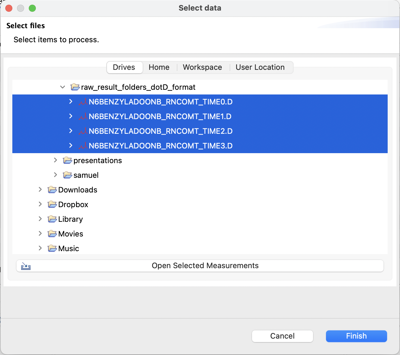 Batch process steps